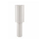 Lampadar alb din metal si boucle 120 cm Almere