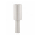 Lampadar alb din metal si boucle 120 cm Almere