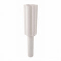 Lampadar alb din metal si boucle 130 cm Bonn