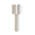 Lampadar alb din metal si boucle 95 cm Viseu