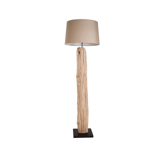 Lampadar bej din lemn Rousilique Invicta Interior - Poetic Store