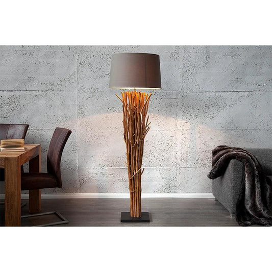 Lampadar maro din lemn Euphoria Invicta Interior - Poetic Store