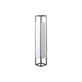 Lampadar silver cu abajur alb Agapune