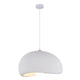 Lustra alba cu aspect de piatra 60 cm Tuzla