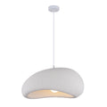 Lustra alba cu aspect de piatra 60 cm Vaduz