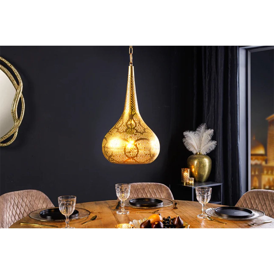 Lustra aurie din fier 50 cm Orient Living