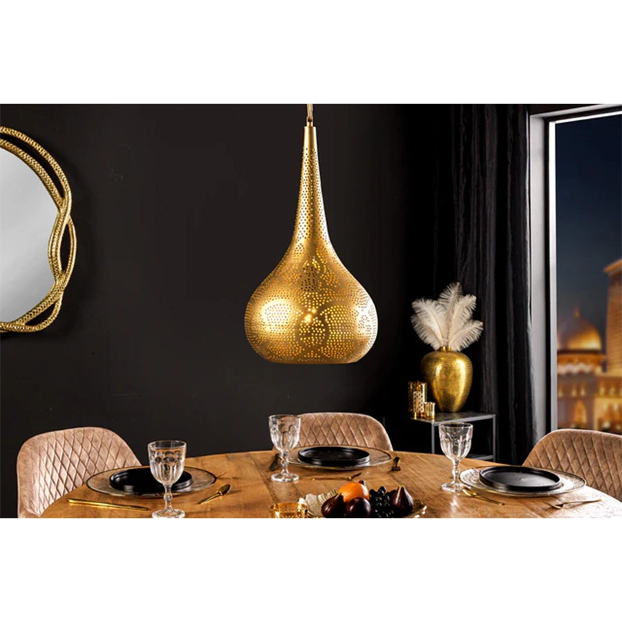 Lustra aurie din fier 50 cm Orient Living