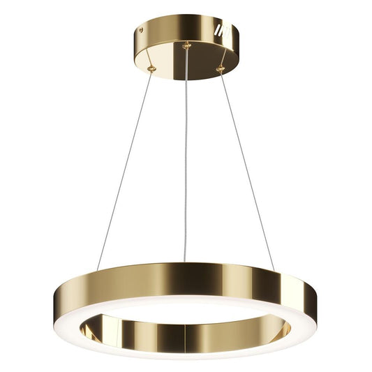 Lustra gold din inox Saturno 40 cm Maytoni - Poetic Store