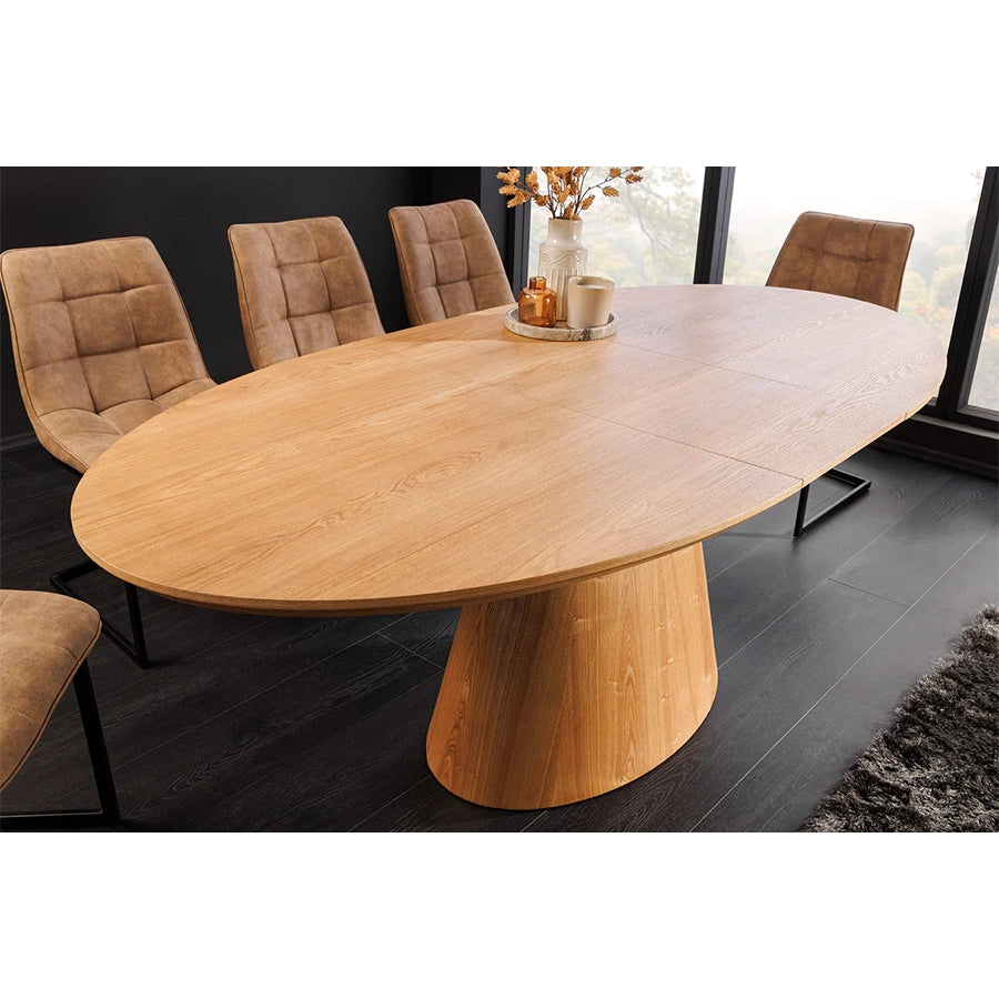 Masa dining extensibila maro 160-200 cm Unique