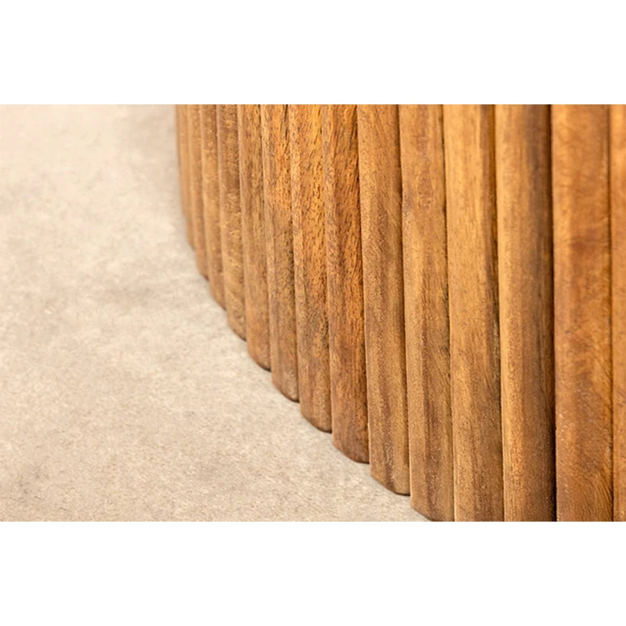 Masa dining maro din lemn 120 cm Tre Chic
