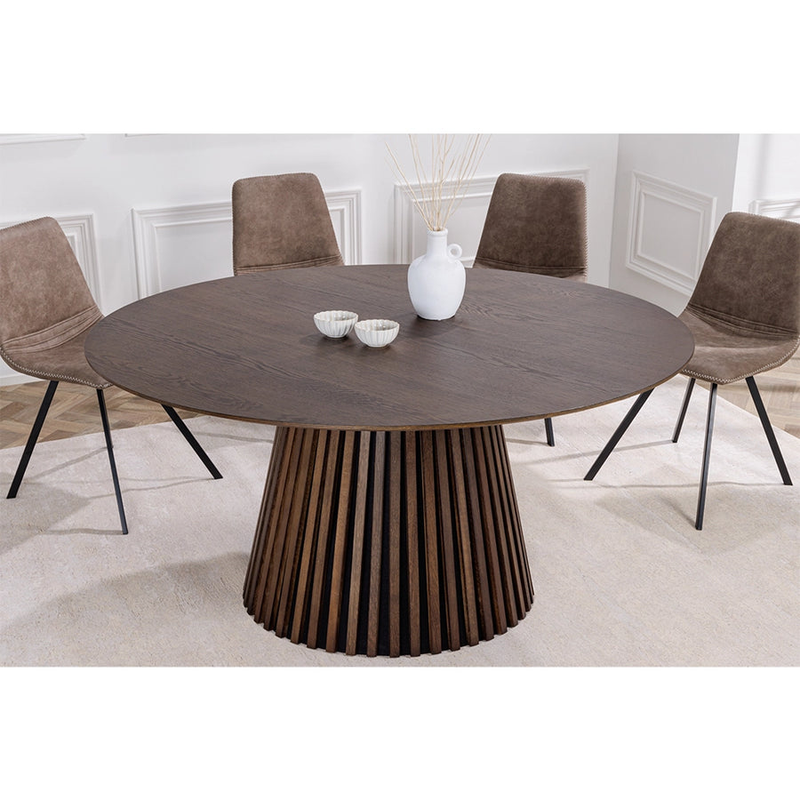 Masa dining maro inchis 120 cm Valhalla Invicta Interior