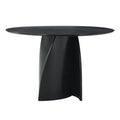 Masa dining neagra din MDF 120 cm Kerava - imagine 5