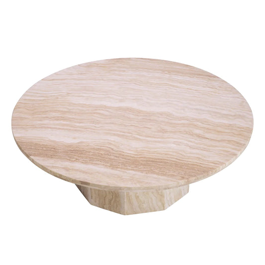 Masa cafea din travertin Florence Eichholtz