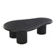 Masa cafea neagra cu forma organica 130 cm Tovuz