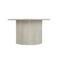 Masa cafea rotunda gri din MDF 80 cm Tornio