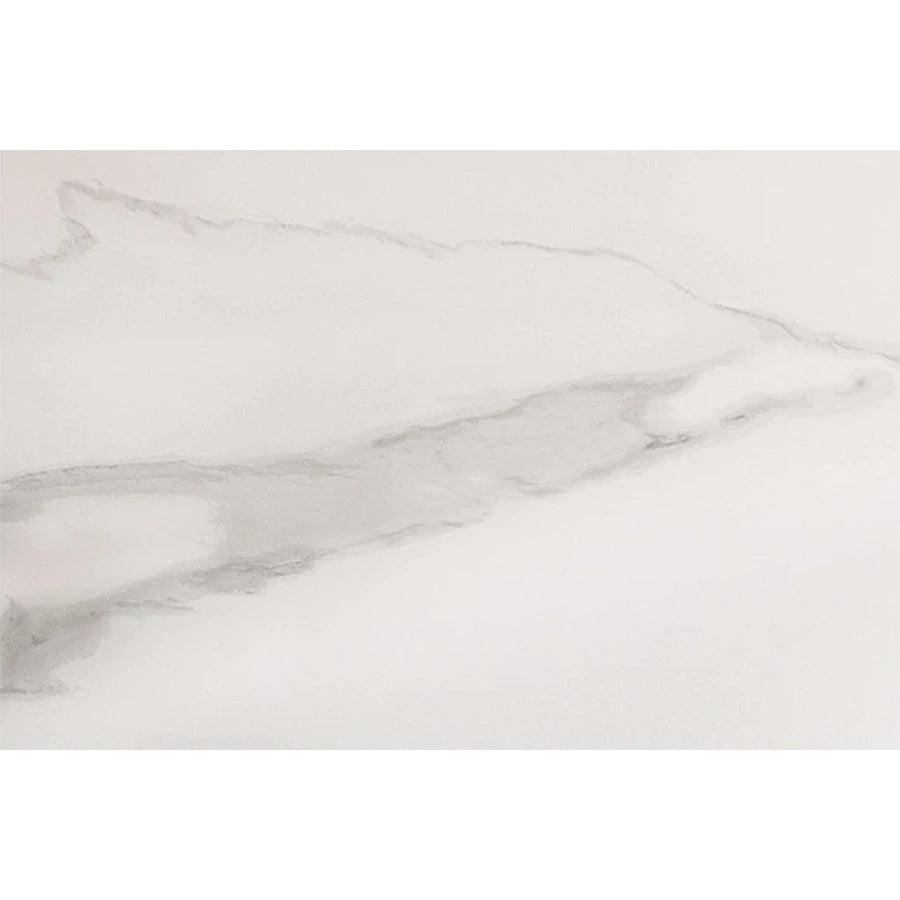 Masa dining alba din ceramica 135 cm Signature