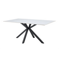 Masa dining alba din ceramica 180 cm Galaxie