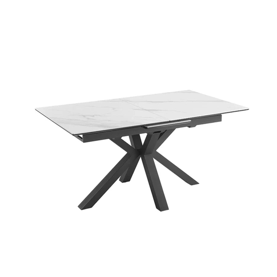 Masa dining alba extensibila 160-200 cm Eternity