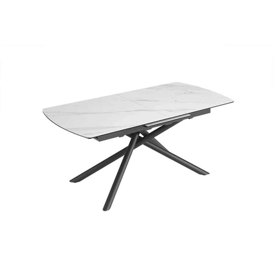 Masa dining alba extensibila 180-230 cm Mikado