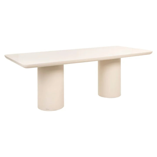 Masa dining bej din beton 230 cm Urban Bloom
