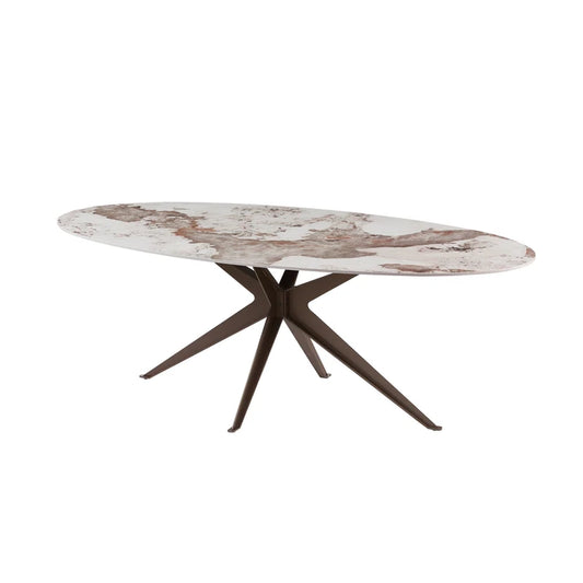 Masa dining bronz din ceramica 220 cm Pandora