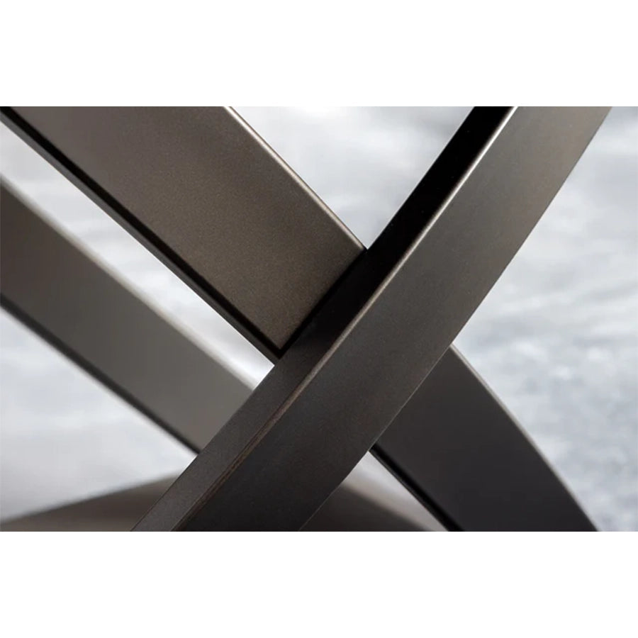 Masa dining extensibila alba 130-190 Inception
