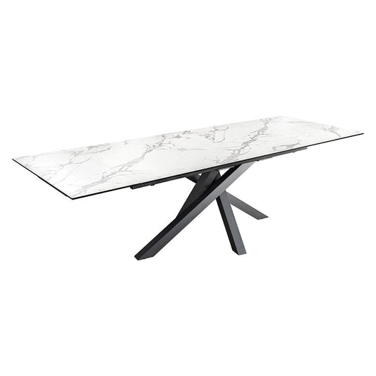 Masa dining extensibila alba Marvelous Invicta Interior - Poetic Store