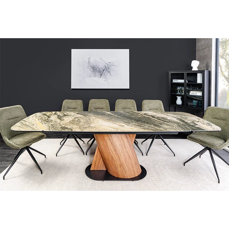 Masa dining extensibila bej 180-260 cm Elements