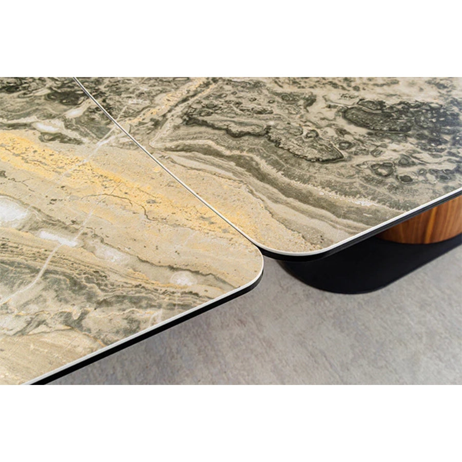 Masa dining extensibila bej 180-260 cm Elements