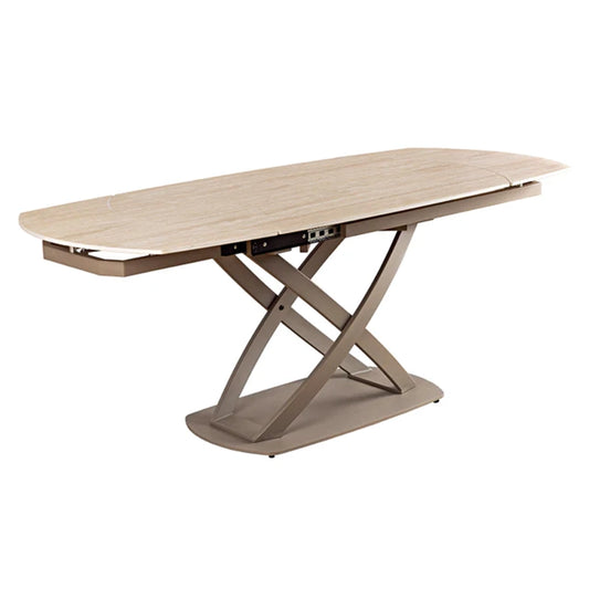 Masa dining extensibila grej 130-190 Inception