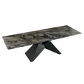 Masa dining extensibila grej din ceramica 180-260 Diamond