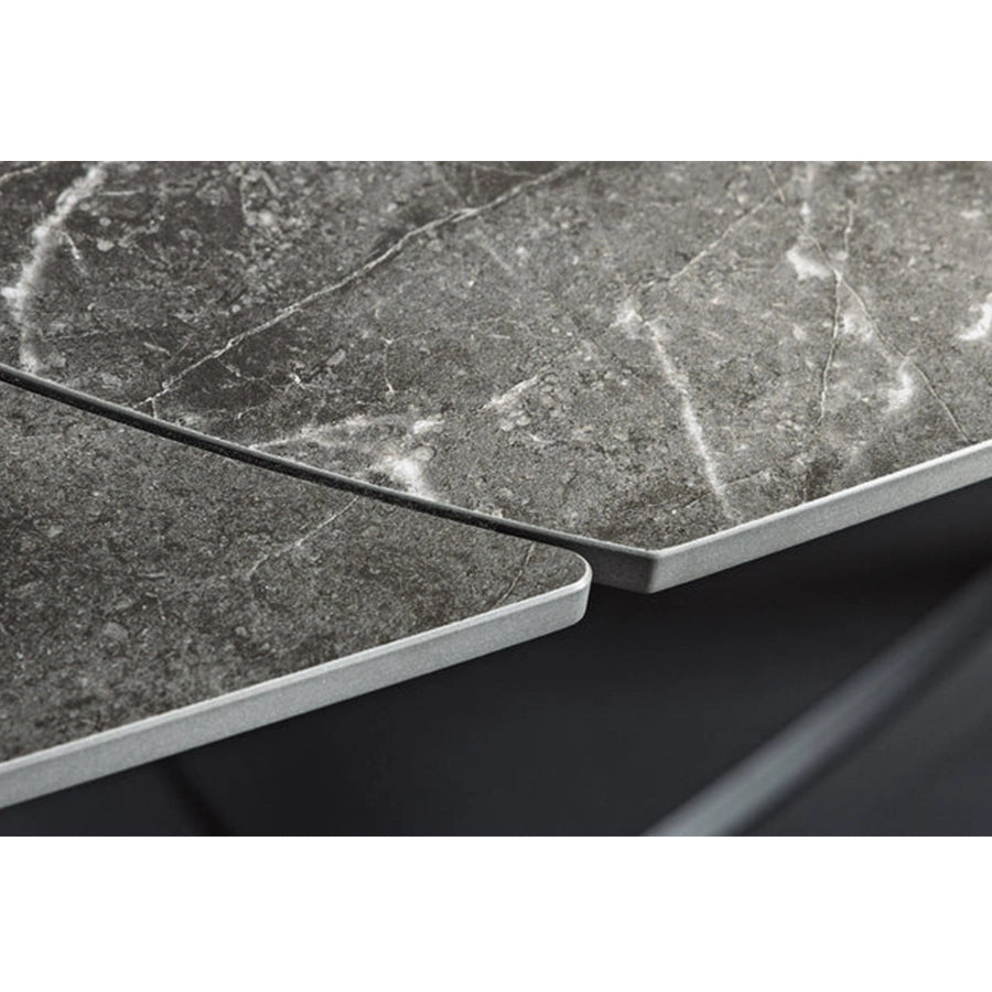 Masa dining extensibila gri antracit 130-190 Inception