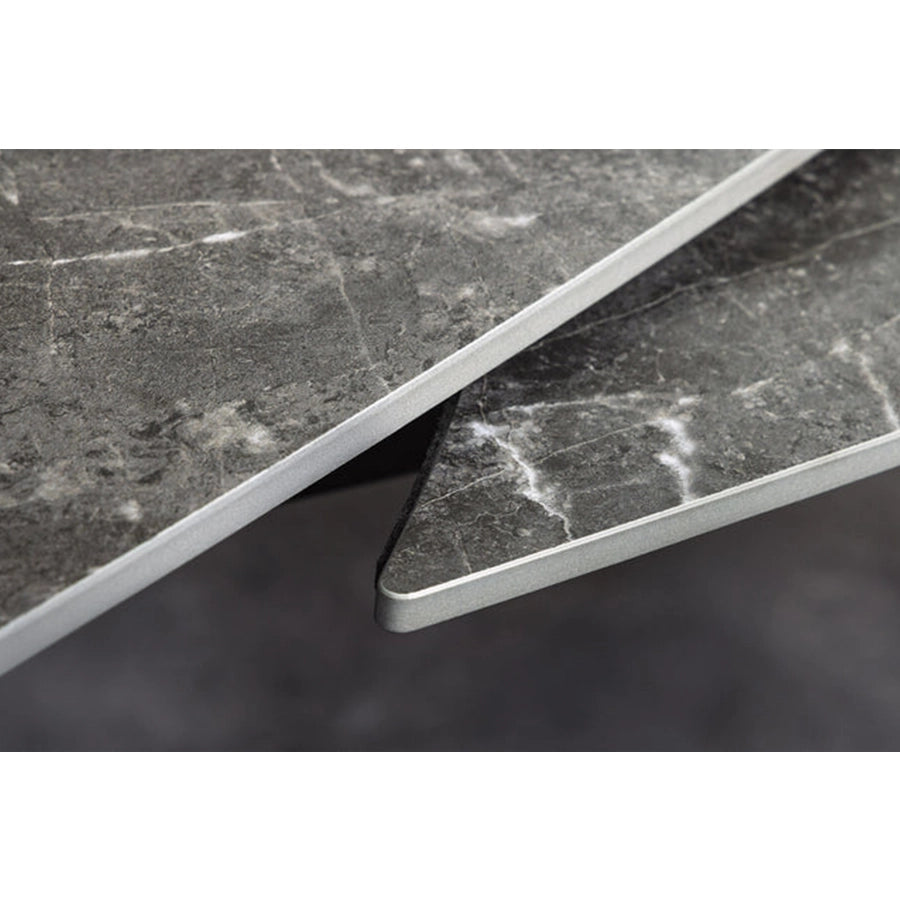Masa dining extensibila gri antracit 130-190 Inception