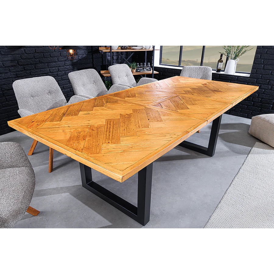Masa dining extensibila maro 140-180 cm Mosaik
