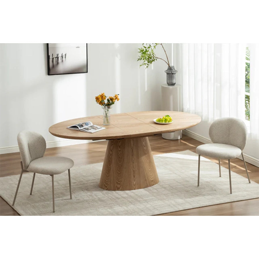 Masa dining extensibila maro 160-200 cm Unique