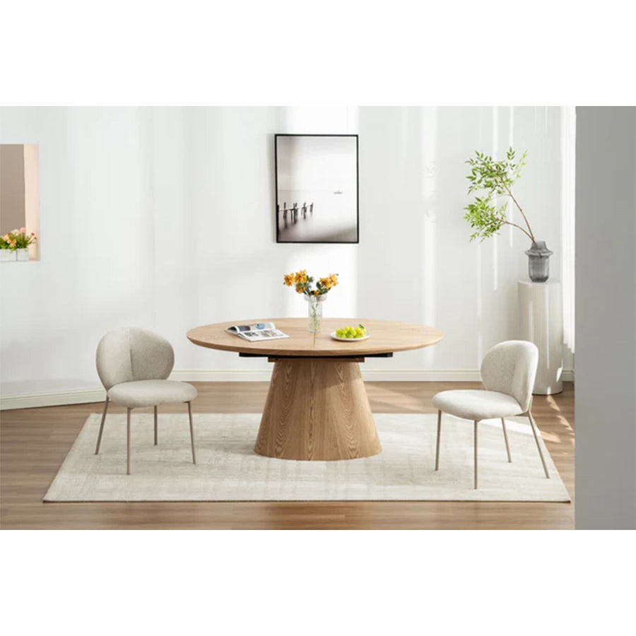 Masa dining extensibila maro 160-200 cm Unique