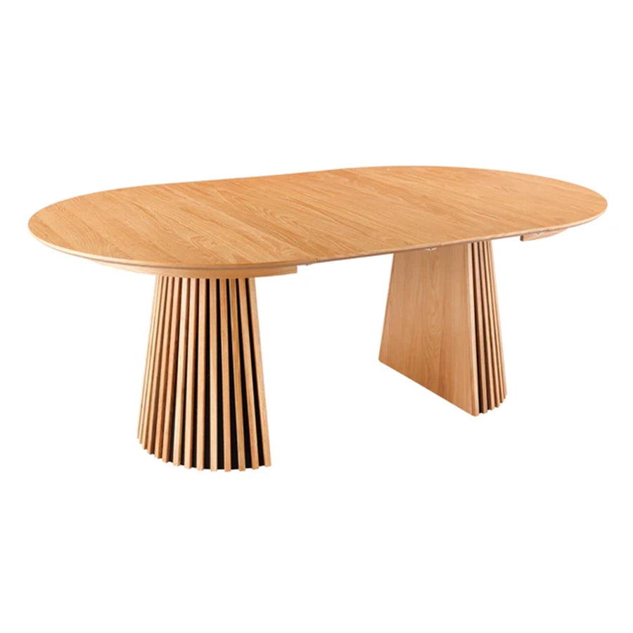 Masa dining extensibila maro deschis Valhalla