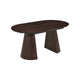 Masa dining extensibila maro inchis 160-200 cm Furnas