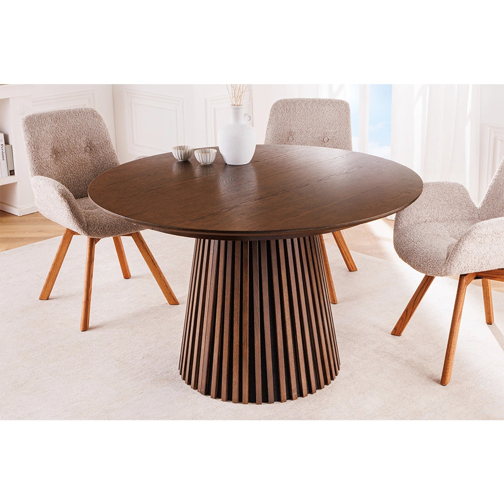 Masa dining extensibila maro inchis Valhalla Invicta Interior