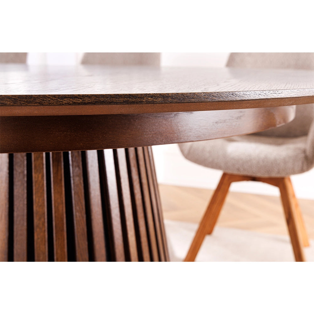 Masa dining extensibila maro inchis Valhalla Invicta Interior