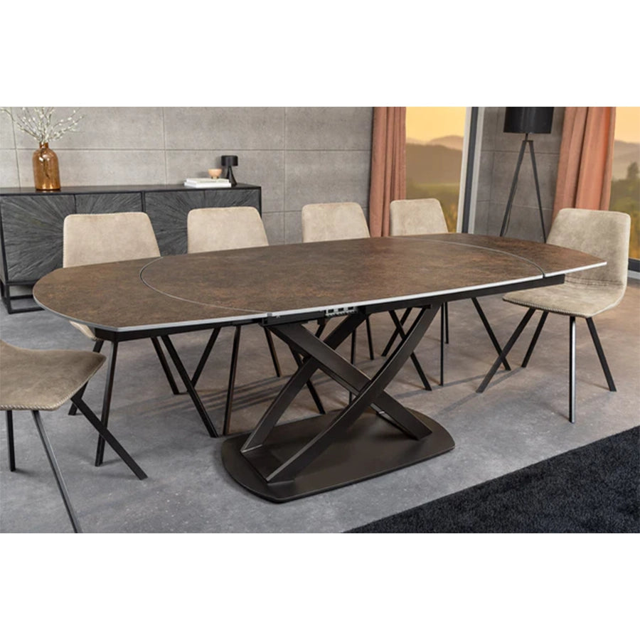 Masa dining extensibila maronie 130-190 Inception
