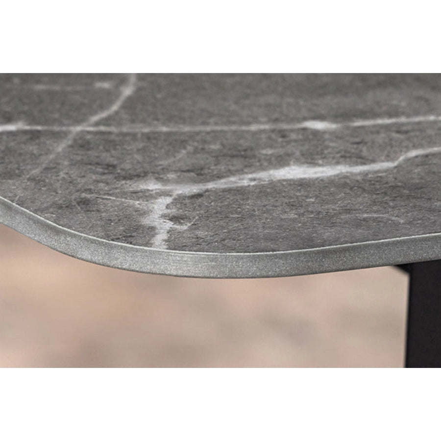 Masa dining gri antracit din ceramica 180 cm Milano