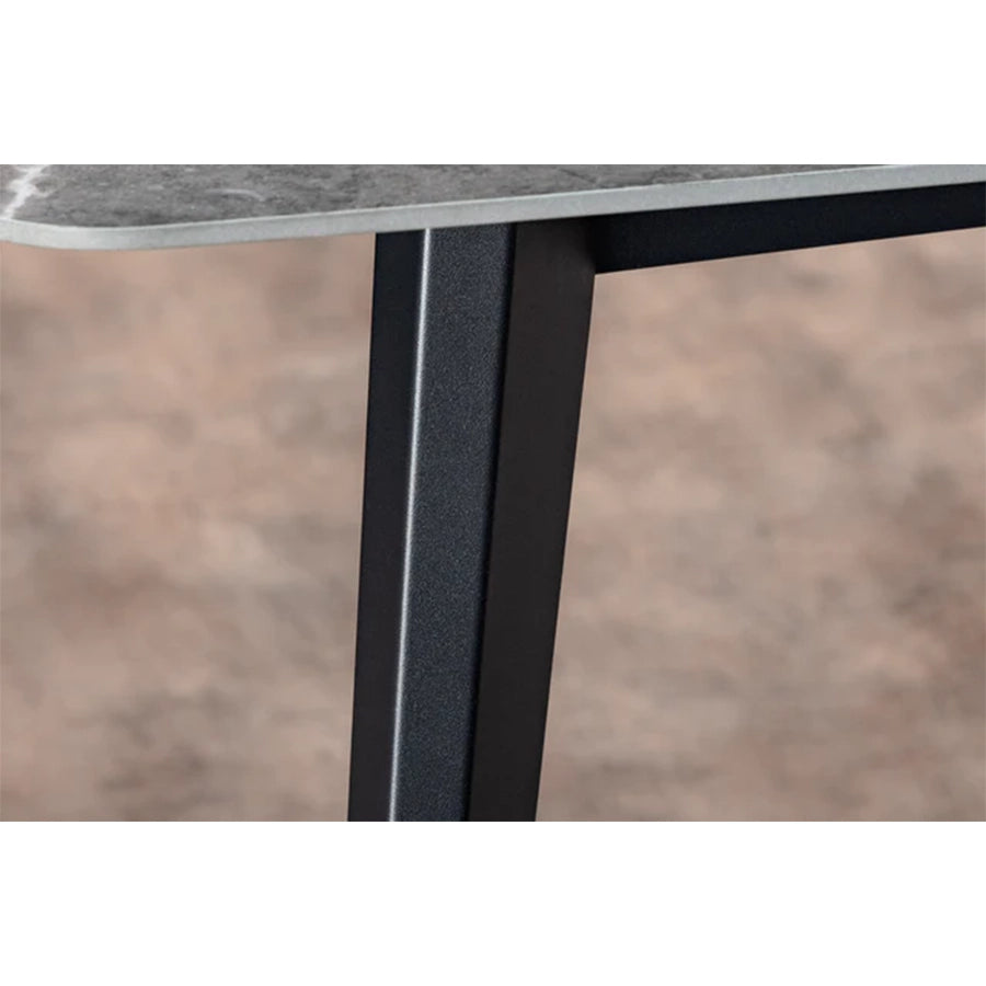 Masa dining gri antracit din ceramica 180 cm Milano