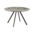 Masa dining gri stone rotunda 120 cm Atelier