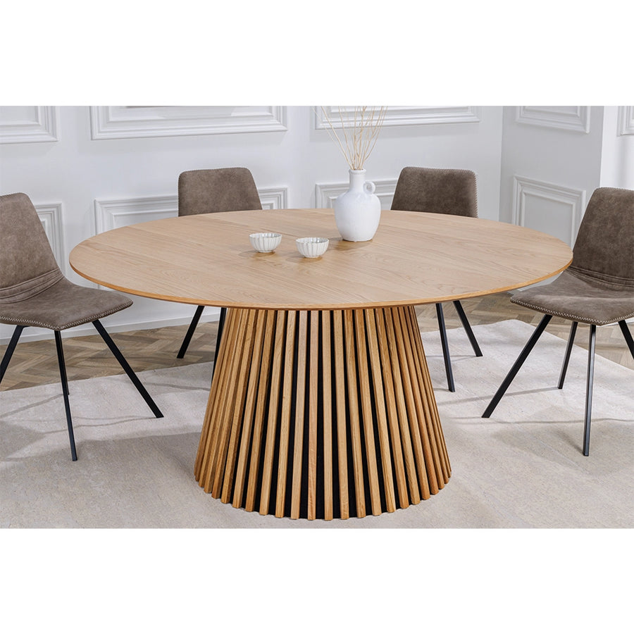 Masa dining maro deschis 140 cm Valhalla