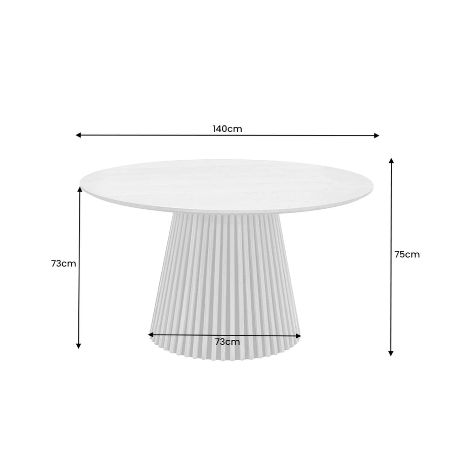 Masa dining maro 140 cm Valhalla Invicta Interior