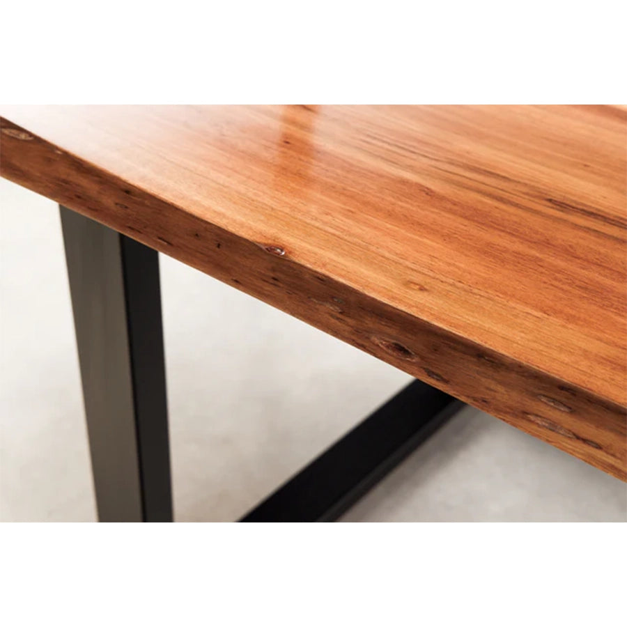 Masa dining maro albastra din lemn 160 cm Liquid