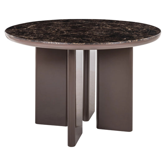 Masa dining maro din MDF si ceramica Almundi