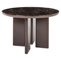 Masa dining maro din MDF si ceramica Almundi
