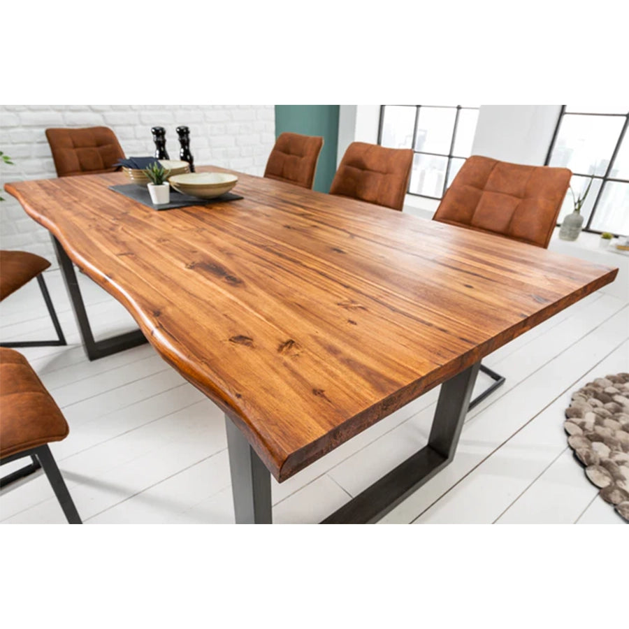 Masa dining maro din lemn 160 cm Genesis